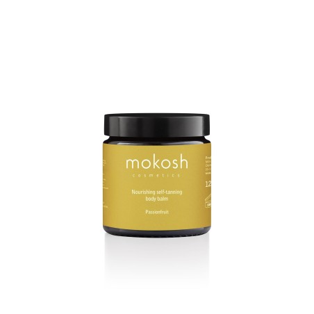 Maitinamasis savaiminio įdegio kūno balzamas tamsiai odai „Passionfruit“ 120 ml