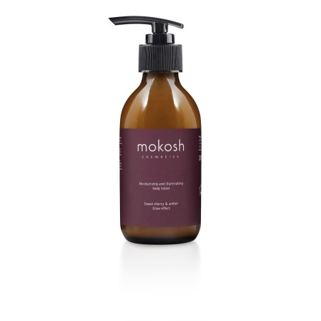 Drėkinamasis kūno losjonas „Cherry & Amber“ su GLOW efektu 200 ml