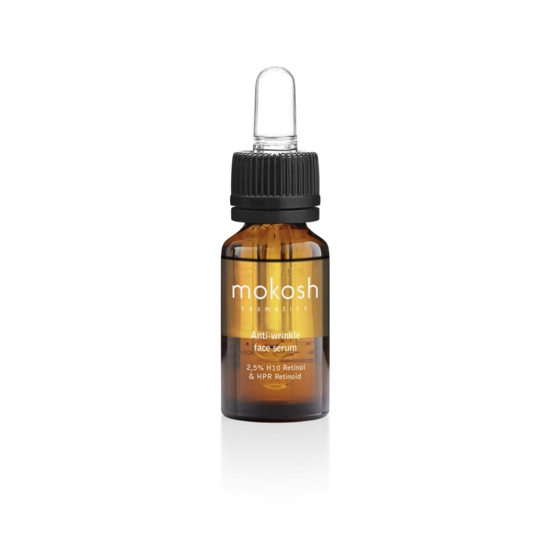 Veido serumas nuo raukšlių (2,5% H10 Retinol & HPR Retinoid) „Rose & Blueberry“ 10 ml