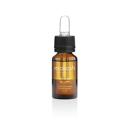 Veido serumas nuo raukšlių (2,5% H10 Retinol & HPR Retinoid) „Rose & Blueberry“ 10 ml