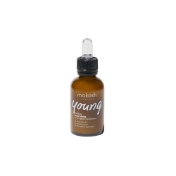 Matinį efektą suteikiantis veido serumas probleminei odai Mokosh Young „Smart drops“ 30 ml
