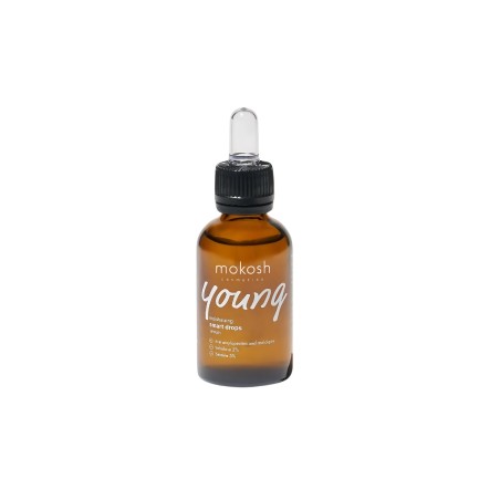 Drėkinamasis veido serumas Mokosh Young ,,Smart drops“ 30 ml
