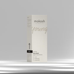 Raminantis veido prausiklis probleminei odai „Mokosh Young“ 100 ml