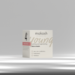 Raminamasis ir atkuriamasis veido kremas „Mokosh Young“ 60 ml