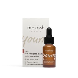 Mokosh „Young“ 2 in 1 gelis ir kaukė SOS probleminei odai 12ml